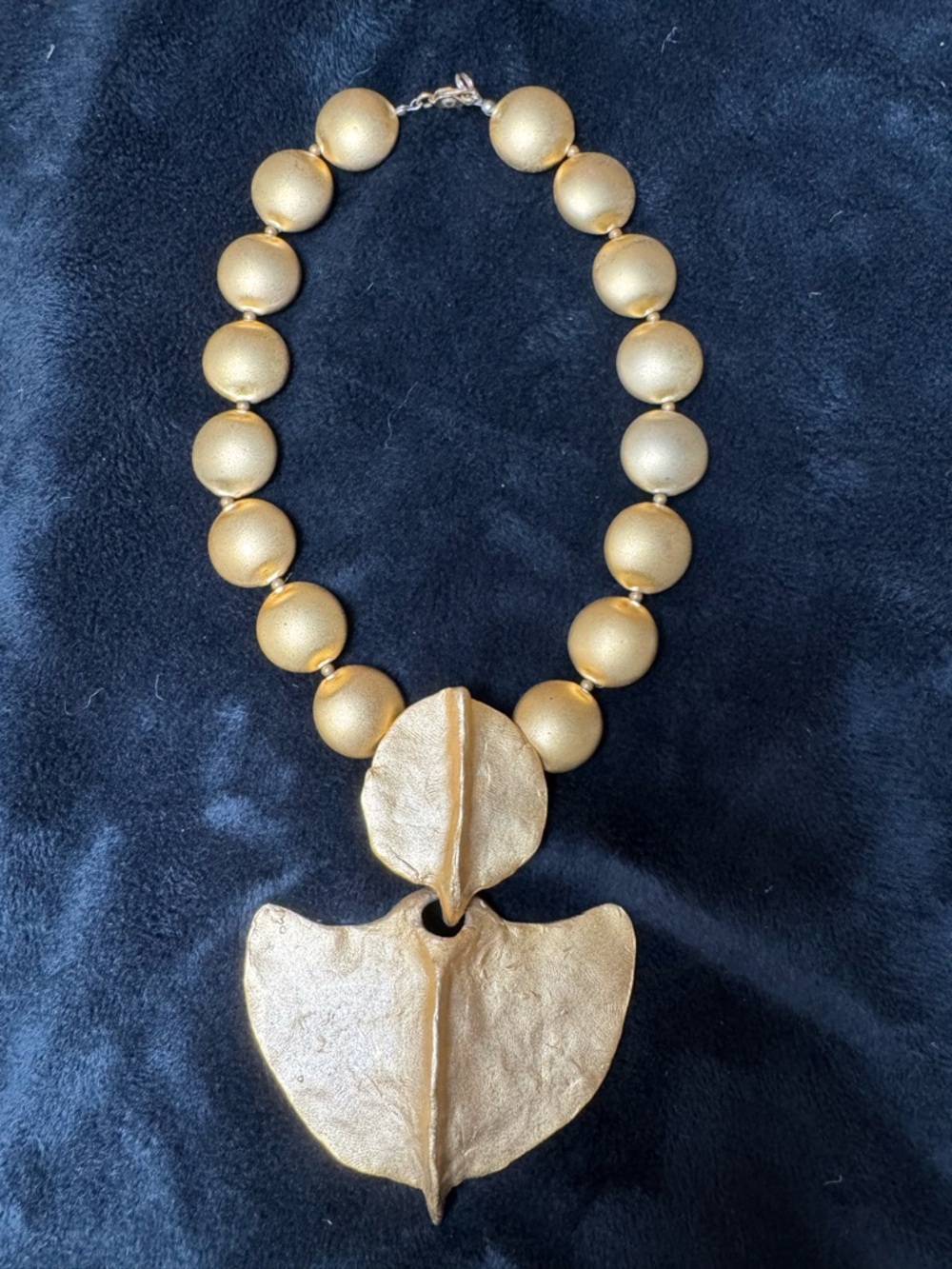 Gold Statement Bead Necklace - Designer-Inspired Women’s Jewelry